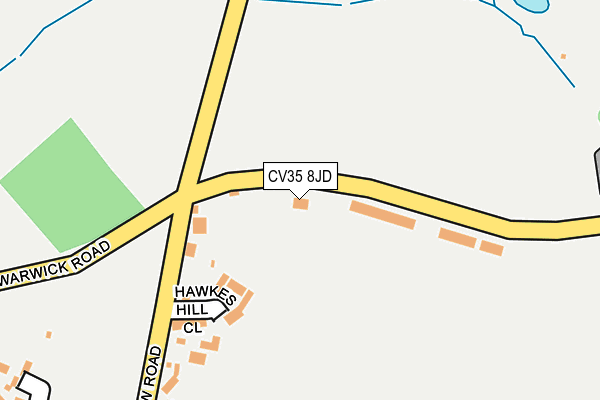 CV35 8JD map - OS OpenMap – Local (Ordnance Survey) CV35 8JD map - OS OpenMap – Local (Ordnance Survey)