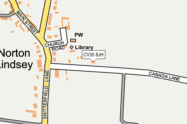CV35 8JH map - OS OpenMap – Local (Ordnance Survey) CV35 8JH map - OS OpenMap – Local (Ordnance Survey)