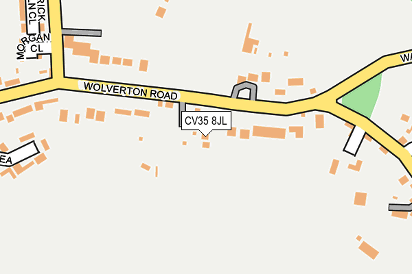 CV35 8JL map - OS OpenMap – Local (Ordnance Survey) CV35 8JL map - OS OpenMap – Local (Ordnance Survey)