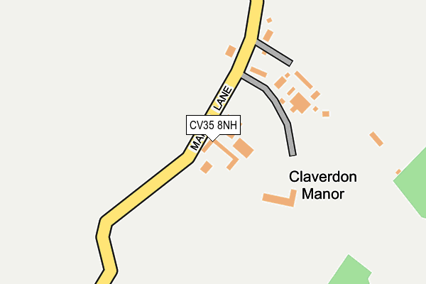 CV35 8NH map - OS OpenMap – Local (Ordnance Survey) CV35 8NH map - OS OpenMap – Local (Ordnance Survey)