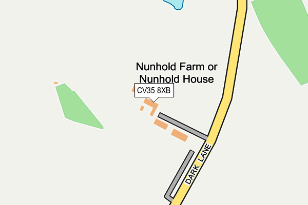 CV35 8XB map - OS OpenMap – Local (Ordnance Survey) CV35 8XB map - OS OpenMap – Local (Ordnance Survey)