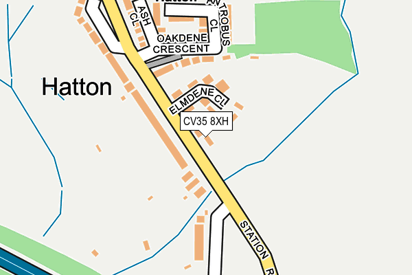CV35 8XH map - OS OpenMap – Local (Ordnance Survey) CV35 8XH map - OS OpenMap – Local (Ordnance Survey)