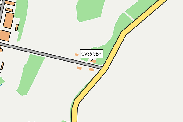 CV35 9BP map - OS OpenMap – Local (Ordnance Survey) CV35 9BP map - OS OpenMap – Local (Ordnance Survey)
