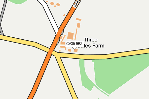 CV35 9BZ map - OS OpenMap – Local (Ordnance Survey) CV35 9BZ map - OS OpenMap – Local (Ordnance Survey)