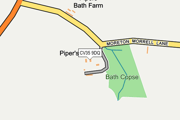 CV35 9DQ map - OS OpenMap – Local (Ordnance Survey) CV35 9DQ map - OS OpenMap – Local (Ordnance Survey)