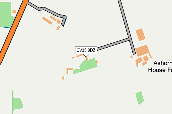 CV35 9DZ map - OS OpenMap – Local (Ordnance Survey) CV35 9DZ map - OS OpenMap – Local (Ordnance Survey)
