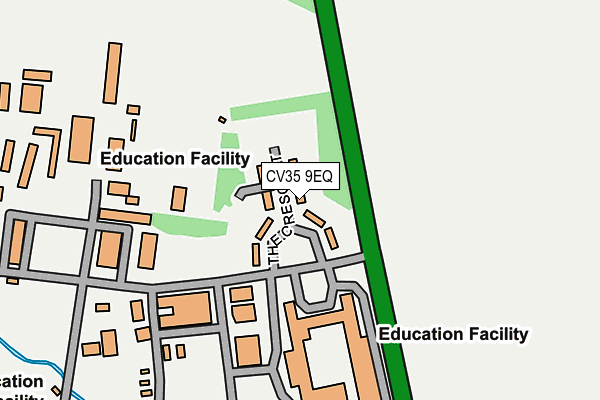 CV35 9EQ map - OS OpenMap – Local (Ordnance Survey) CV35 9EQ map - OS OpenMap – Local (Ordnance Survey)