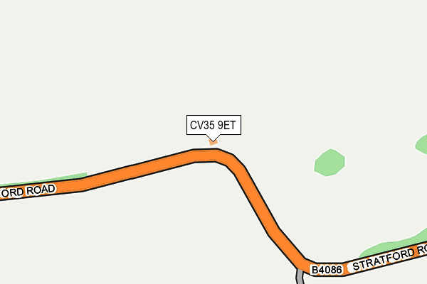 CV35 9ET map - OS OpenMap – Local (Ordnance Survey) CV35 9ET map - OS OpenMap – Local (Ordnance Survey)