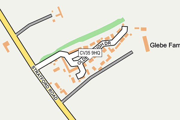 CV35 9HQ map - OS OpenMap – Local (Ordnance Survey) CV35 9HQ map - OS OpenMap – Local (Ordnance Survey)