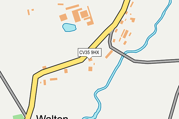 CV35 9HX map - OS OpenMap – Local (Ordnance Survey) CV35 9HX map - OS OpenMap – Local (Ordnance Survey)