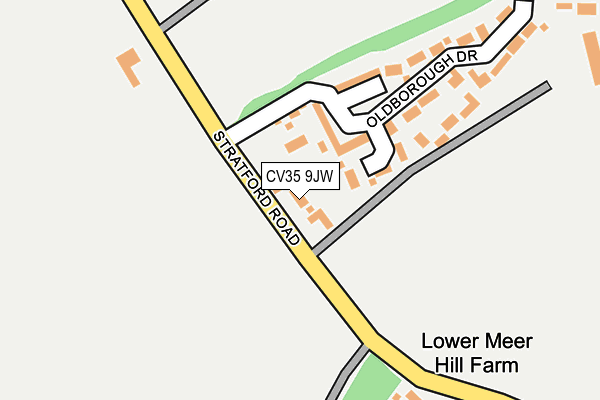 CV35 9JW map - OS OpenMap – Local (Ordnance Survey) CV35 9JW map - OS OpenMap – Local (Ordnance Survey)