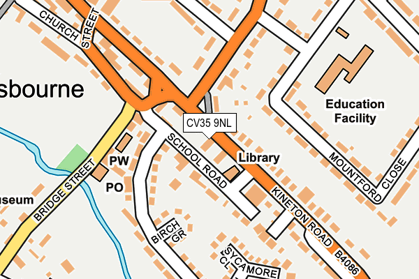 CV35 9NL map - OS OpenMap – Local (Ordnance Survey) CV35 9NL map - OS OpenMap – Local (Ordnance Survey)