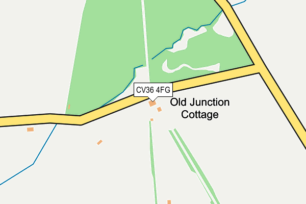 CV36 4FG map - OS OpenMap – Local (Ordnance Survey) CV36 4FG map - OS OpenMap – Local (Ordnance Survey)