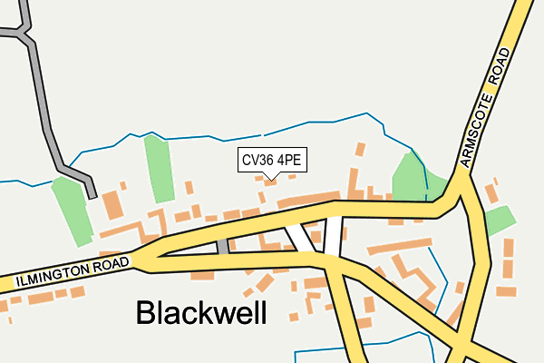 CV36 4PE map - OS OpenMap – Local (Ordnance Survey) CV36 4PE map - OS OpenMap – Local (Ordnance Survey)