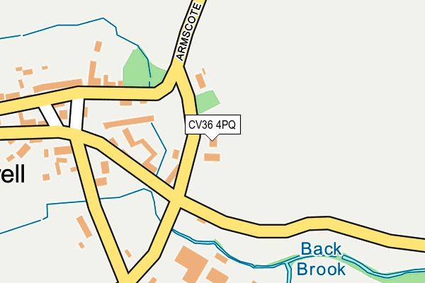 CV36 4PQ map - OS OpenMap – Local (Ordnance Survey) CV36 4PQ map - OS OpenMap – Local (Ordnance Survey)