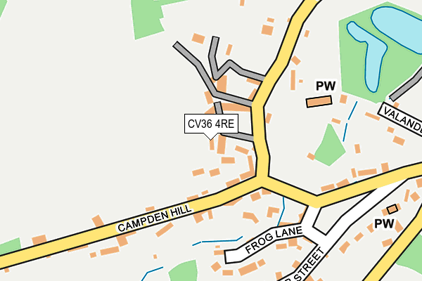 CV36 4RE map - OS OpenMap – Local (Ordnance Survey) CV36 4RE map - OS OpenMap – Local (Ordnance Survey)