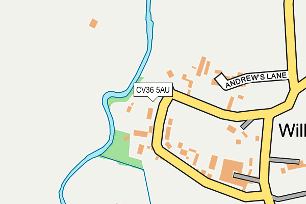CV36 5AU map - OS OpenMap – Local (Ordnance Survey) CV36 5AU map - OS OpenMap – Local (Ordnance Survey)