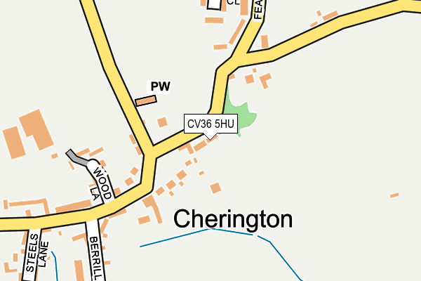 CV36 5HU map - OS OpenMap – Local (Ordnance Survey) CV36 5HU map - OS OpenMap – Local (Ordnance Survey)