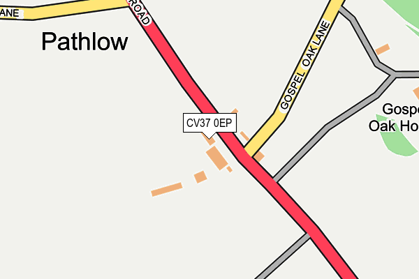 CV37 0EP map - OS OpenMap – Local (Ordnance Survey) CV37 0EP map - OS OpenMap – Local (Ordnance Survey)