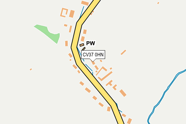 CV37 0HN map - OS OpenMap – Local (Ordnance Survey) CV37 0HN map - OS OpenMap – Local (Ordnance Survey)