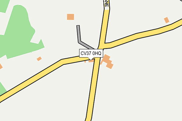 CV37 0HQ map - OS OpenMap – Local (Ordnance Survey) CV37 0HQ map - OS OpenMap – Local (Ordnance Survey)