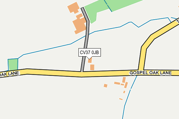 CV37 0JB map - OS OpenMap – Local (Ordnance Survey) CV37 0JB map - OS OpenMap – Local (Ordnance Survey)