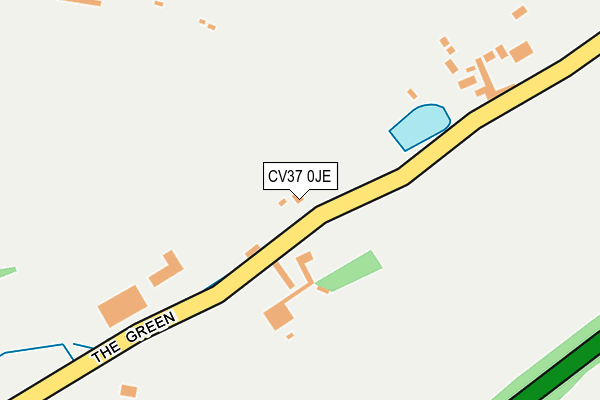 CV37 0JE map - OS OpenMap – Local (Ordnance Survey) CV37 0JE map - OS OpenMap – Local (Ordnance Survey)