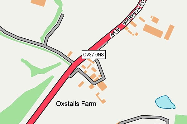 CV37 0NS map - OS OpenMap – Local (Ordnance Survey) CV37 0NS map - OS OpenMap – Local (Ordnance Survey)