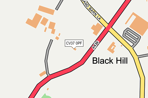CV37 0PF map - OS OpenMap – Local (Ordnance Survey) CV37 0PF map - OS OpenMap – Local (Ordnance Survey)