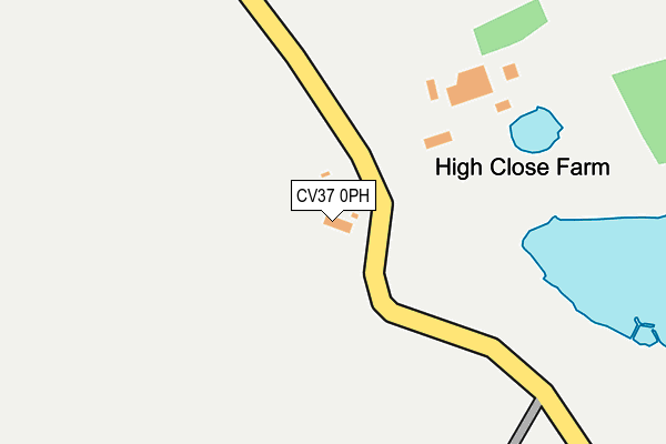 CV37 0PH map - OS OpenMap – Local (Ordnance Survey) CV37 0PH map - OS OpenMap – Local (Ordnance Survey)