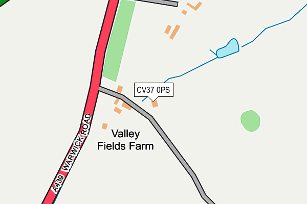 CV37 0PS map - OS OpenMap – Local (Ordnance Survey)