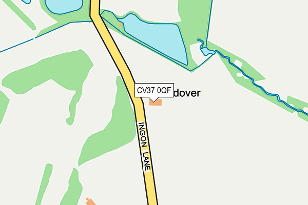 CV37 0QF map - OS OpenMap – Local (Ordnance Survey) CV37 0QF map - OS OpenMap – Local (Ordnance Survey)