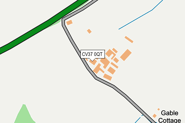 CV37 0QT map - OS OpenMap – Local (Ordnance Survey) CV37 0QT map - OS OpenMap – Local (Ordnance Survey)
