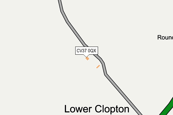 CV37 0QX map - OS OpenMap – Local (Ordnance Survey) CV37 0QX map - OS OpenMap – Local (Ordnance Survey)