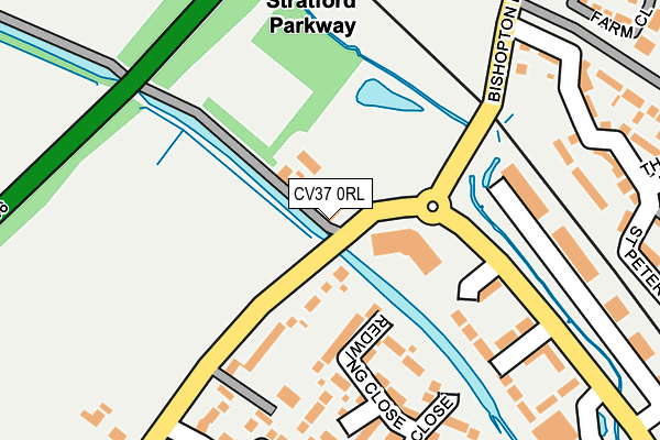 CV37 0RL map - OS OpenMap – Local (Ordnance Survey) CV37 0RL map - OS OpenMap – Local (Ordnance Survey)