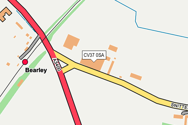 CV37 0SA map - OS OpenMap – Local (Ordnance Survey) CV37 0SA map - OS OpenMap – Local (Ordnance Survey)
