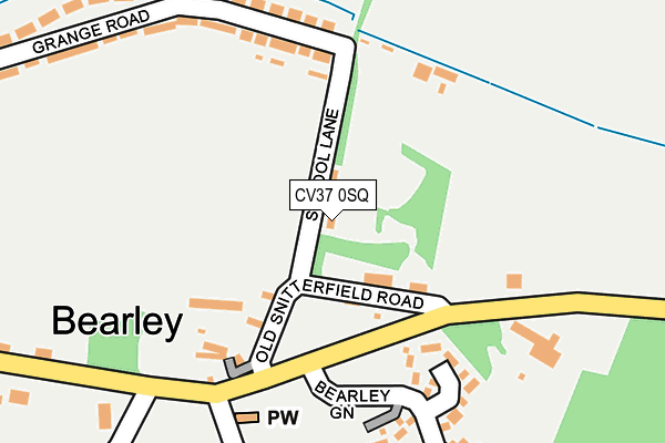 CV37 0SQ map - OS OpenMap – Local (Ordnance Survey) CV37 0SQ map - OS OpenMap – Local (Ordnance Survey)