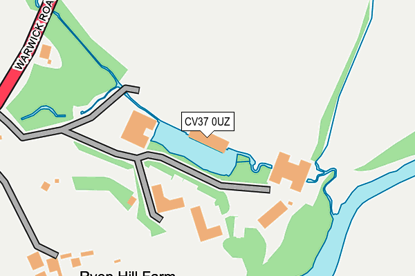 CV37 0UZ map - OS OpenMap – Local (Ordnance Survey) CV37 0UZ map - OS OpenMap – Local (Ordnance Survey)