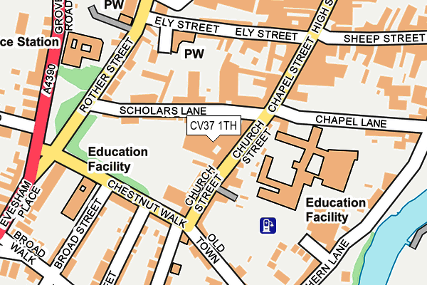 CV37 1TH map - OS OpenMap – Local (Ordnance Survey) CV37 1TH map - OS OpenMap – Local (Ordnance Survey)