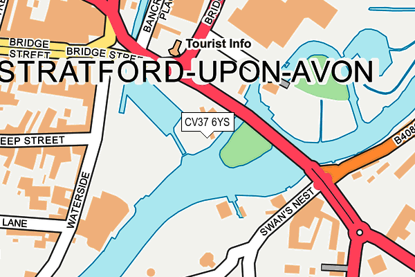 CV37 6YS map - OS OpenMap – Local (Ordnance Survey) CV37 6YS map - OS OpenMap – Local (Ordnance Survey)