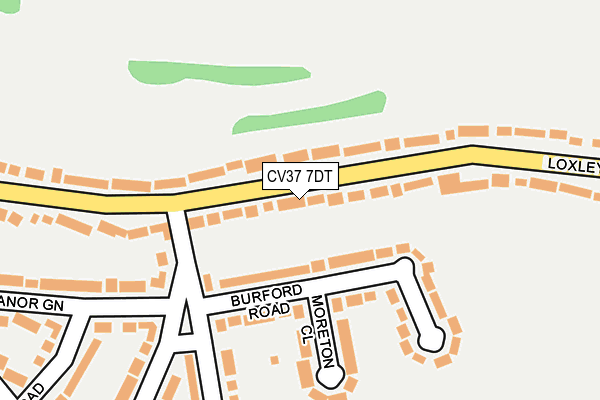 CV37 7DT map - OS OpenMap – Local (Ordnance Survey) CV37 7DT map - OS OpenMap – Local (Ordnance Survey)