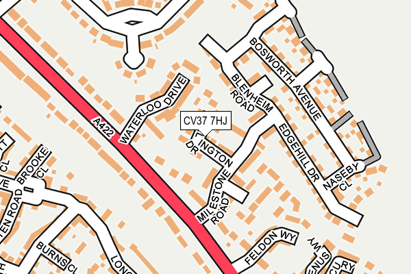 CV37 7HJ map - OS OpenMap – Local (Ordnance Survey) CV37 7HJ map - OS OpenMap – Local (Ordnance Survey)