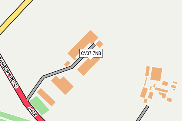 CV37 7NB map - OS OpenMap – Local (Ordnance Survey) CV37 7NB map - OS OpenMap – Local (Ordnance Survey)
