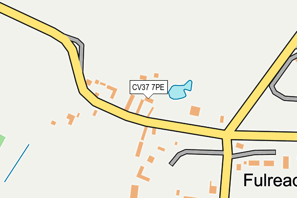 CV37 7PE map - OS OpenMap – Local (Ordnance Survey) CV37 7PE map - OS OpenMap – Local (Ordnance Survey)