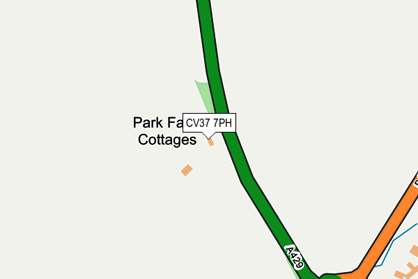 CV37 7PH map - OS OpenMap – Local (Ordnance Survey) CV37 7PH map - OS OpenMap – Local (Ordnance Survey)