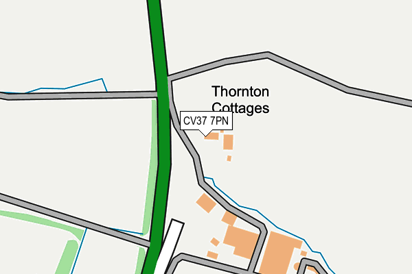 CV37 7PN map - OS OpenMap – Local (Ordnance Survey) CV37 7PN map - OS OpenMap – Local (Ordnance Survey)