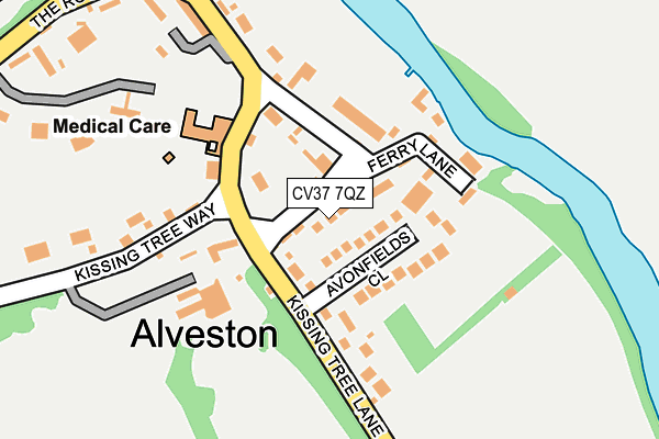 CV37 7QZ map - OS OpenMap – Local (Ordnance Survey) CV37 7QZ map - OS OpenMap – Local (Ordnance Survey)