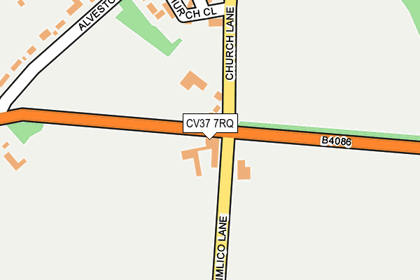 CV37 7RQ map - OS OpenMap – Local (Ordnance Survey) CV37 7RQ map - OS OpenMap – Local (Ordnance Survey)
