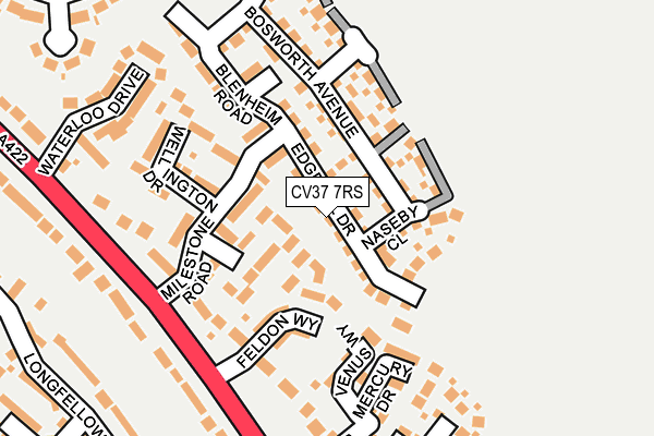 CV37 7RS map - OS OpenMap – Local (Ordnance Survey) CV37 7RS map - OS OpenMap – Local (Ordnance Survey)