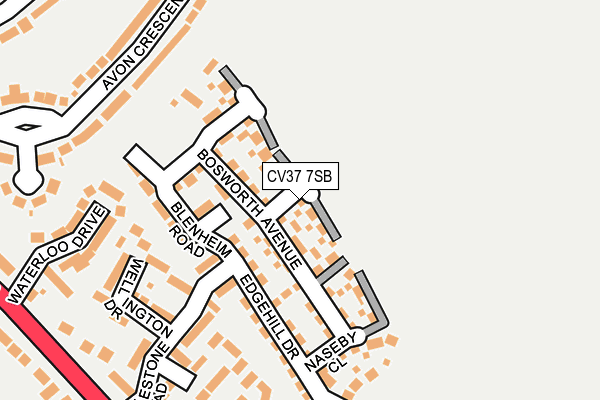 CV37 7SB map - OS OpenMap – Local (Ordnance Survey) CV37 7SB map - OS OpenMap – Local (Ordnance Survey)